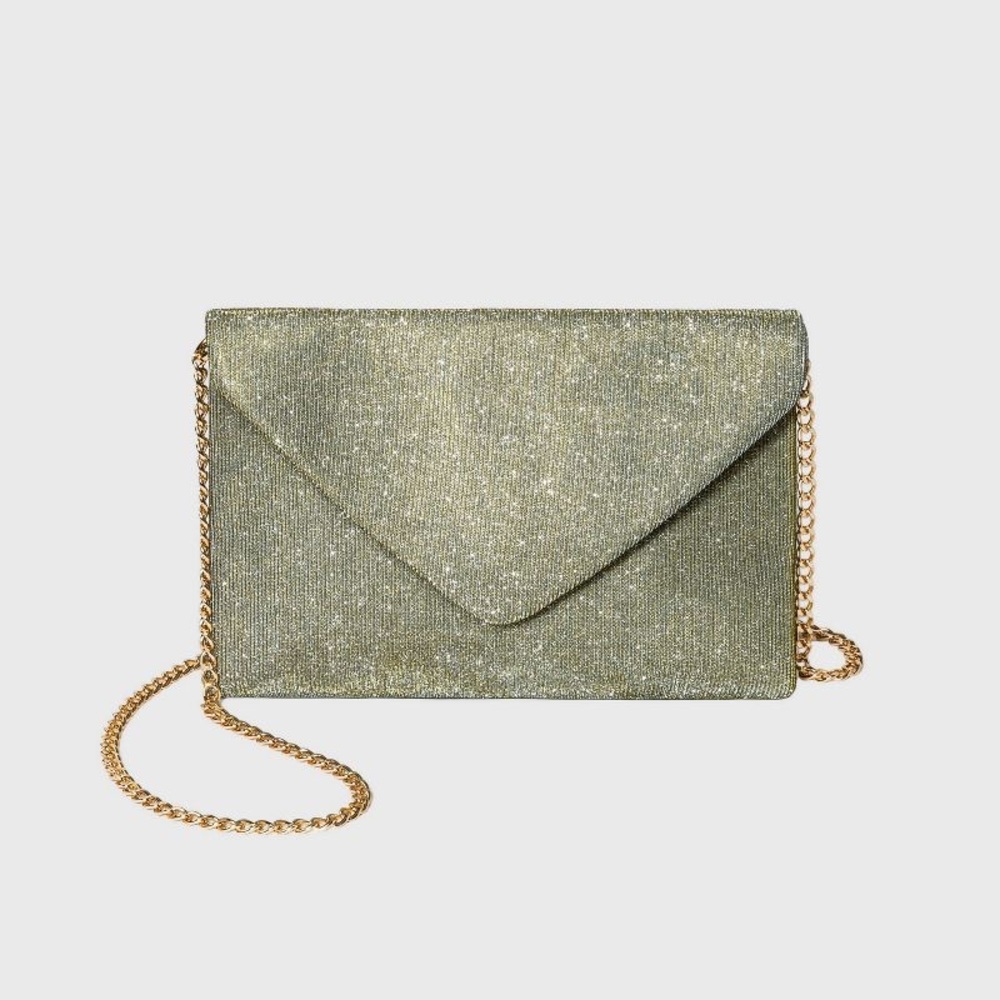 Glitter Envelope Evening Bag